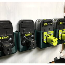 Ryobi one+ battery mounts - 4 sizes