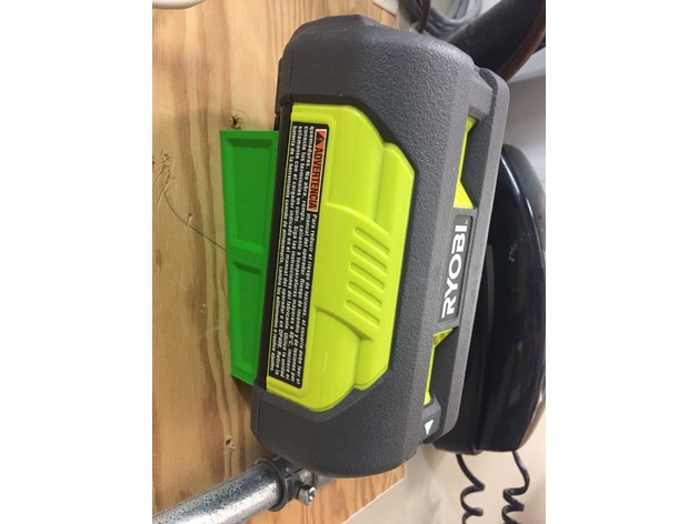 Ryobi 40 volt battery holder
