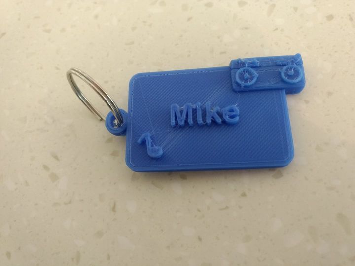 Boombox Keyring