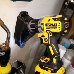 Dewalt 18 volt XR drill holder mount