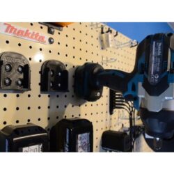 Makita 18 volt "peg board" tool and drill mount / holder