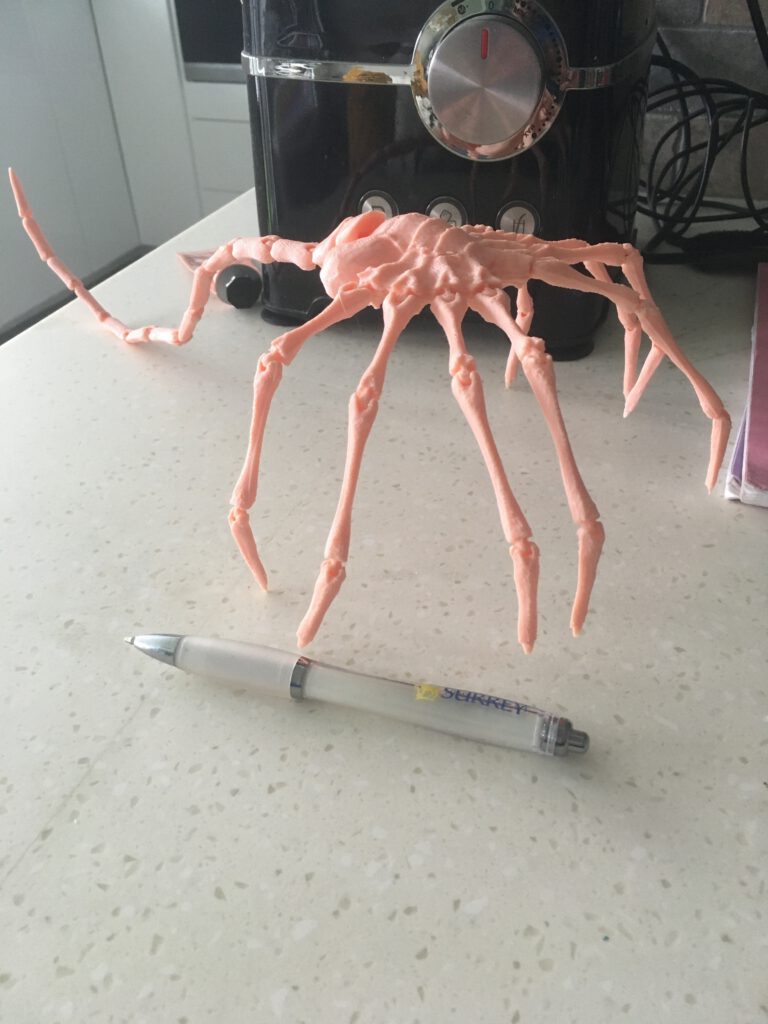 Baby Alien Face Hugger - model with or without stand