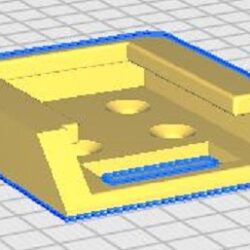 Erbauer EXT battery holder / mount